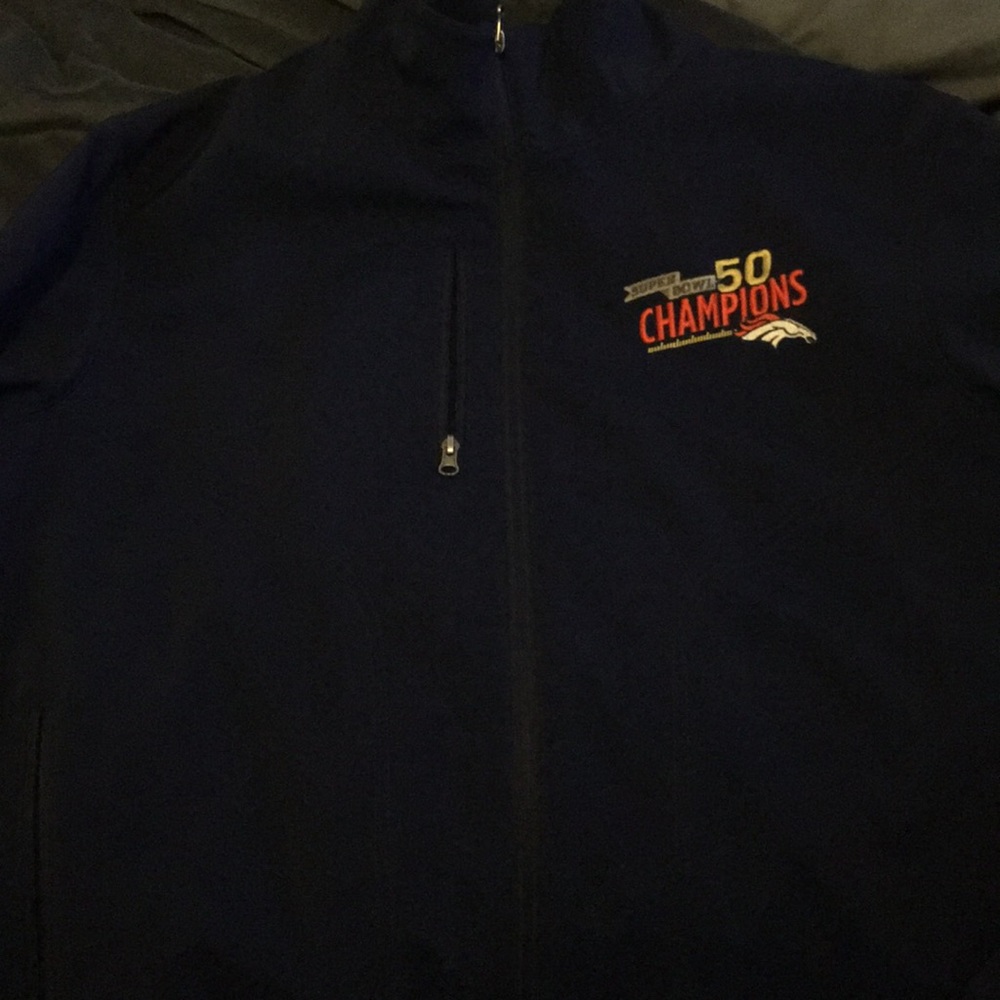 Super Bowl 50 champs rain jacket /fleece